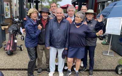 Une compétition sous la pluie